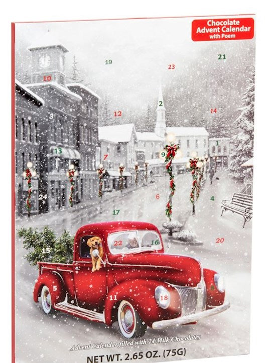 Chocolate Calendar-Advent: Holiday Ride (10 x 13.75)