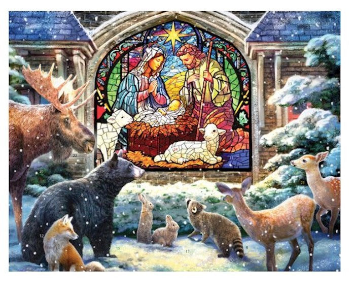 Calendar-Advent: Forest Nativity (11 x 14)-Large (Shipping Sep 2026)