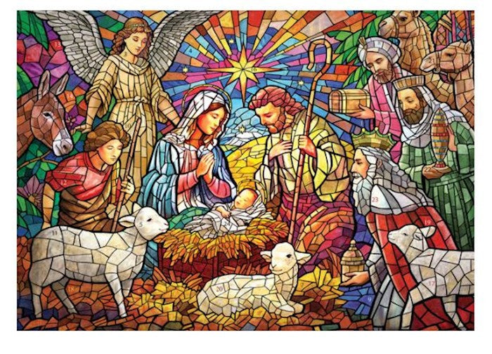 Calendar-Advent: Starlight Nativity (8.25 x 11.75)-Medium