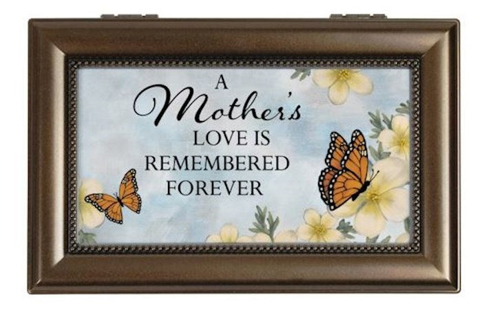 Music Box-Mother Remembered/Amazing Grace (6" x 4" x 2.5")
