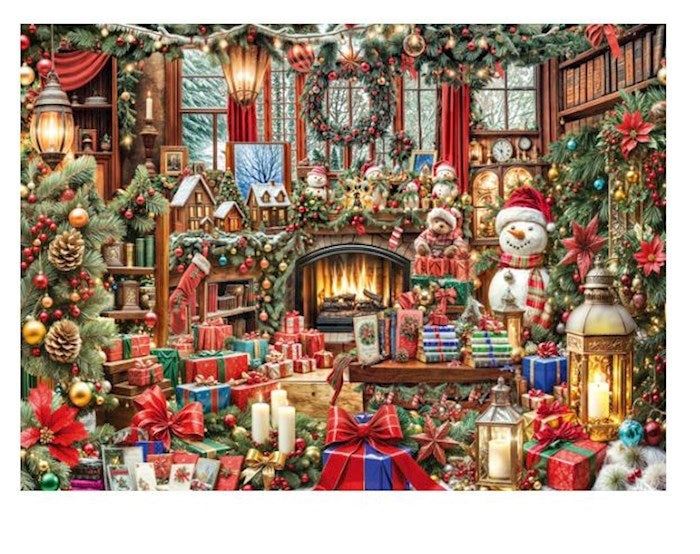 Jigsaw Puzzle-Christmas Treasures (1000 Pieces)