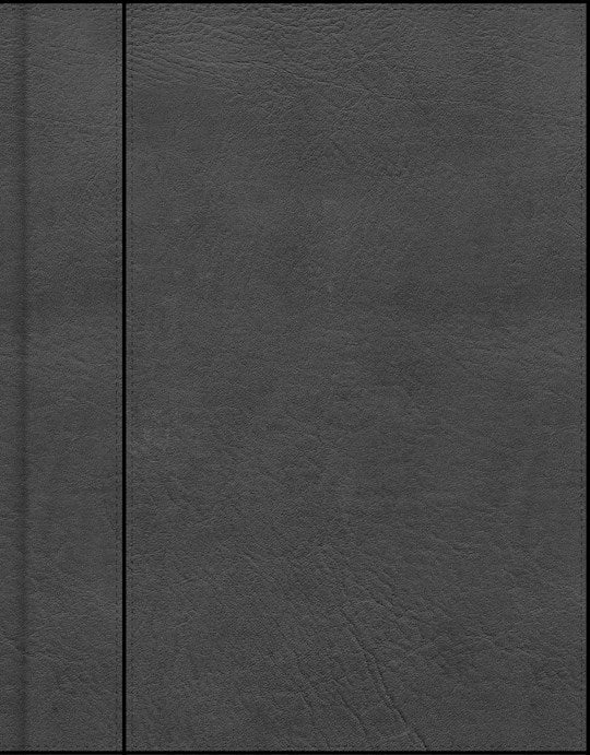 CSB Notetaking Bible-Charcoal LeatherTouch