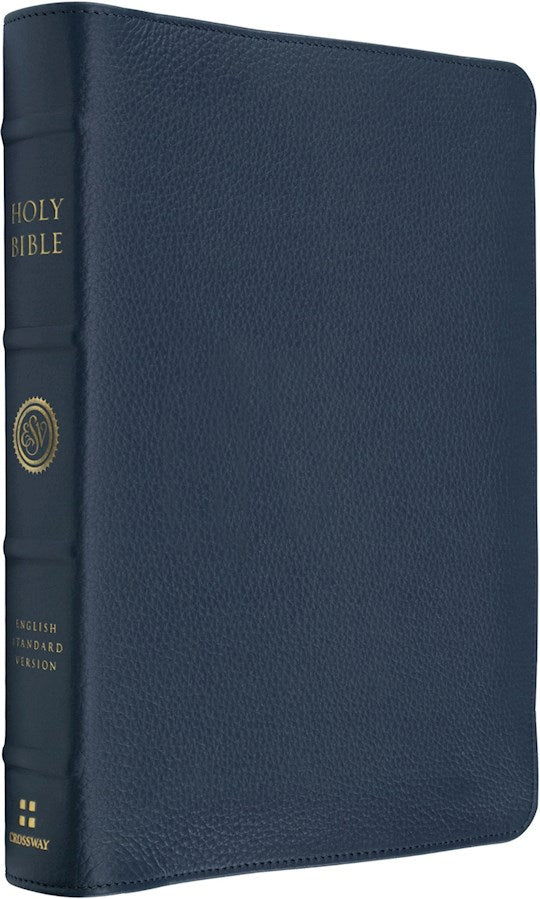 ESV Heirloom Bible Coram Deo: Thinline Edition-Meridian Blue Calfskin w/Full Yapp