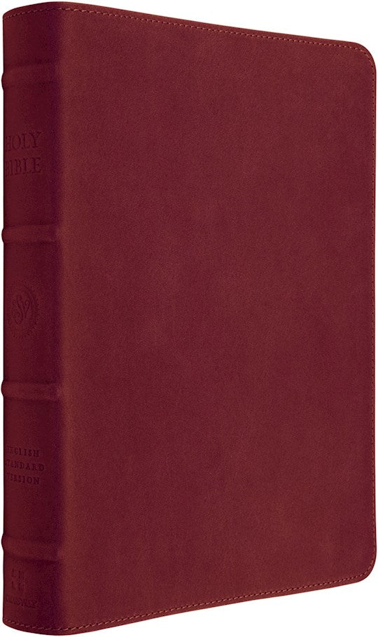 ESV Heirloom Bible Coram Deo: Thinline Edition-Carmine Red Cowhide w/Full Yapp