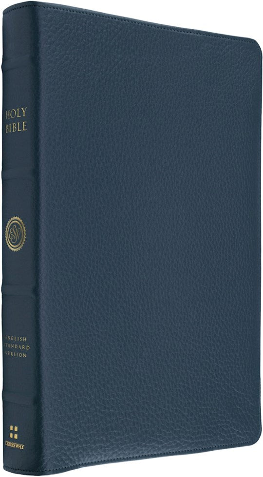 ESV Heirloom Bible Gloria Dei: Single Column Edition-Meridian Blue Calfskin w/Full Yapp)