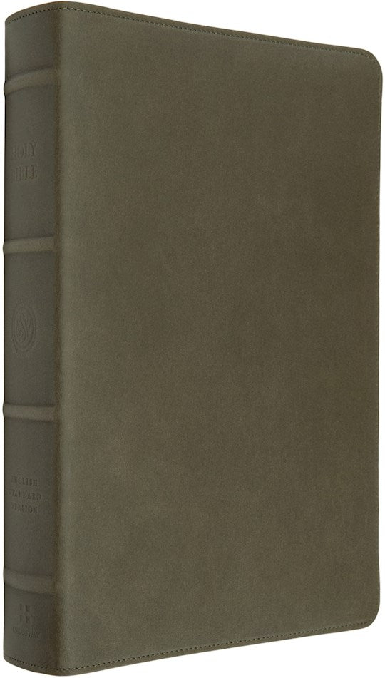 ESV Heirloom Bible Gloria Dei: Single Column Edition-Tuscan Green Cowhide
