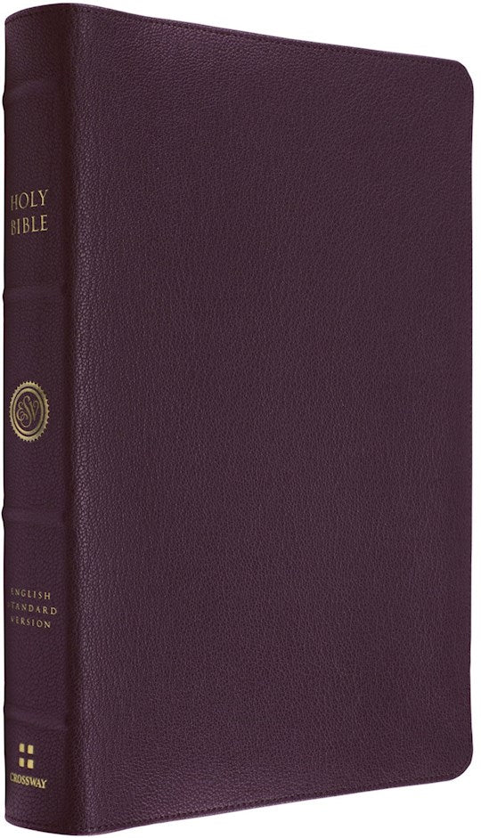 ESV Heirloom Bible Gloria Dei: Single Column Edition-Bordeaux Calfskin
