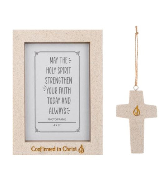 Frame and Ornament Set-Confirmation-Written in Stone (2 pc. set)