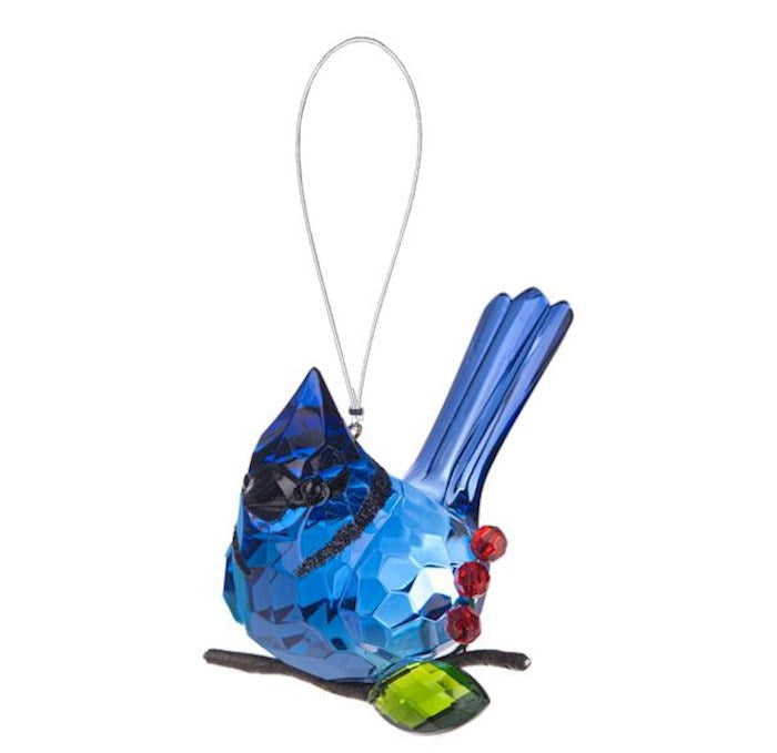 Ornament-Elegant Berry Blue Jay (2 3/4" W. x 4" D. x 2" L.) (Shipping Sep 2026)