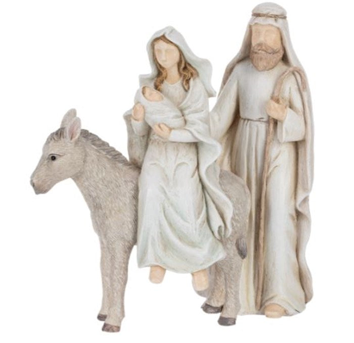 Figurine-Holy Family Journey (6 3/8" W. x 3 1/8" D. x 6 3/4" H.)