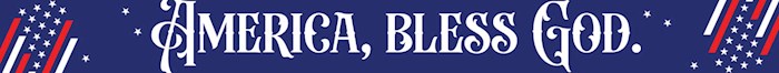 Message Stick-America God Bless (1" x 16") (*EXCLUSIVE)