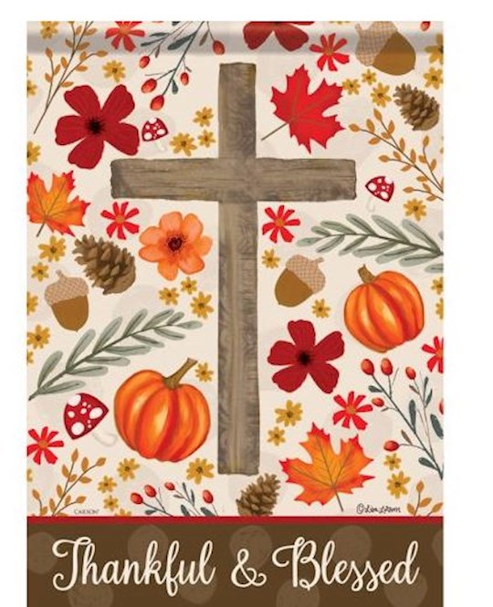 Flag-Garden-Durasoft-Autumn Blessings (12.5" x 18")
