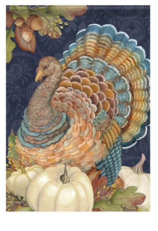 Flag-Garden-Durasoft-Indigo Turkey (12.5" x 18")