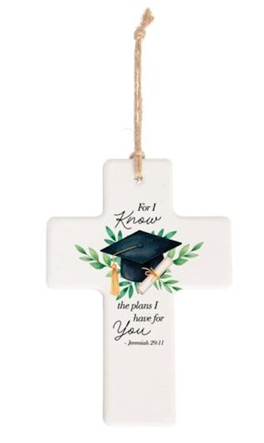 Ornament-Cross-Graduation (51/2" x 4")
