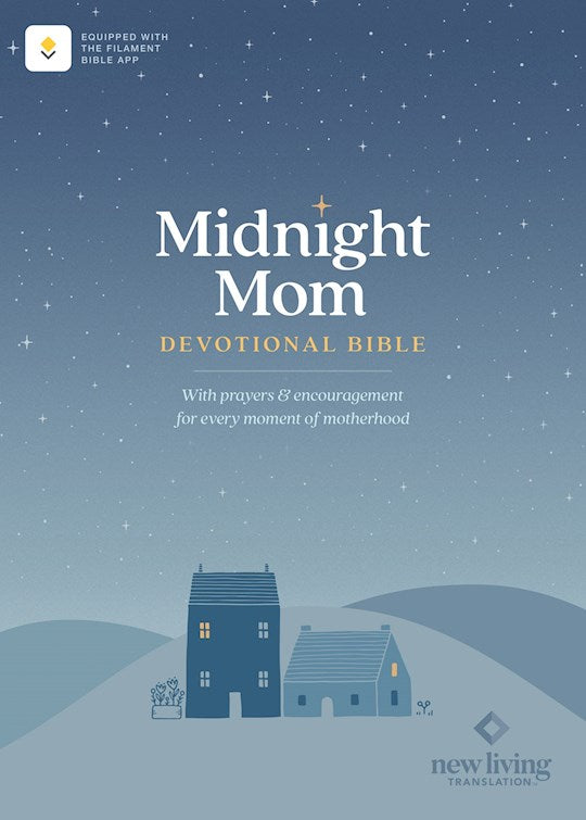 NLT Midnight Mom Devotional Bible Filamant Enabled (RL)-Hardcover