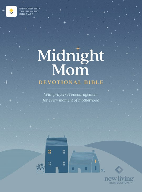NLT Midnight Mom Devotional Bible Filamant Enabled (RL)-Softcover