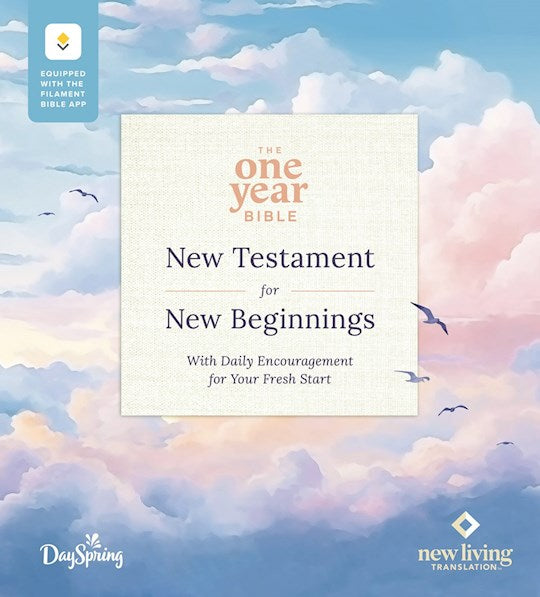 NLT The One Year Bible New Testament For New Beginnings Filament Enabled-Softcover