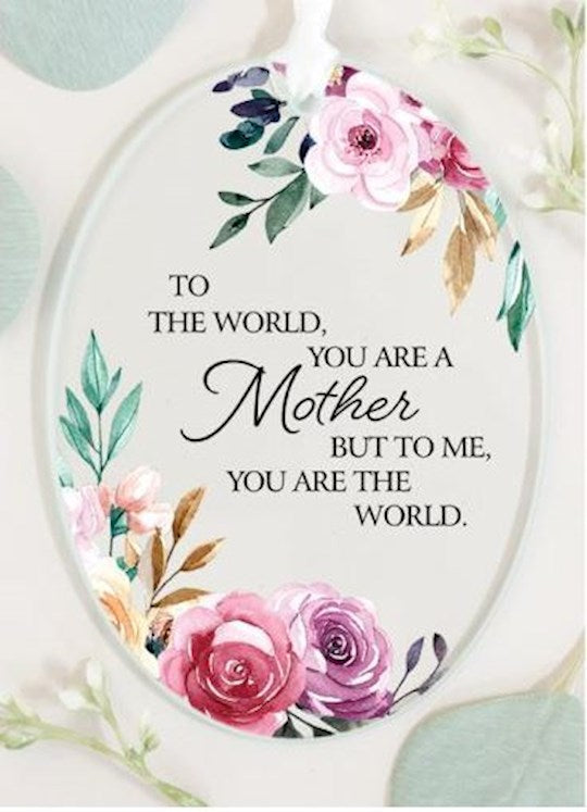 Ornament-Oval-Mother (4" x 4")