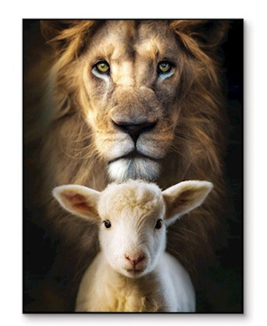 Wall Art Prints-Lion/Lamb (12" x 16")