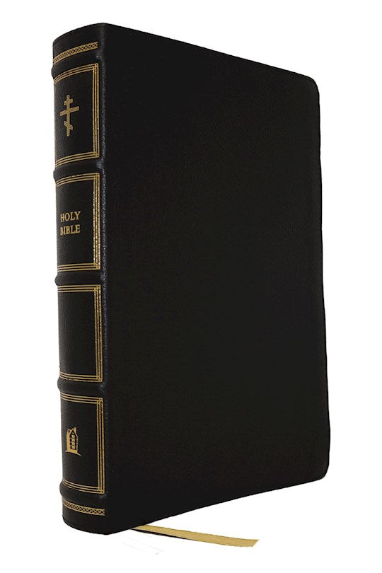 NKJV The Orthodox Study Bible-Black Genuine Leather