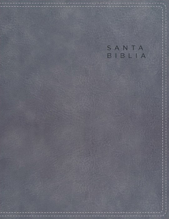 NBLA Santa Biblia Edicion para notas (Journal Edition)-Blue Gray Leathersoft