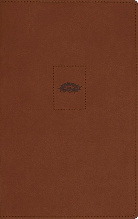 NIV Heritage Bible Page Edge Art Edition (Comfort Print) (RL)-Brown Leathersoft
