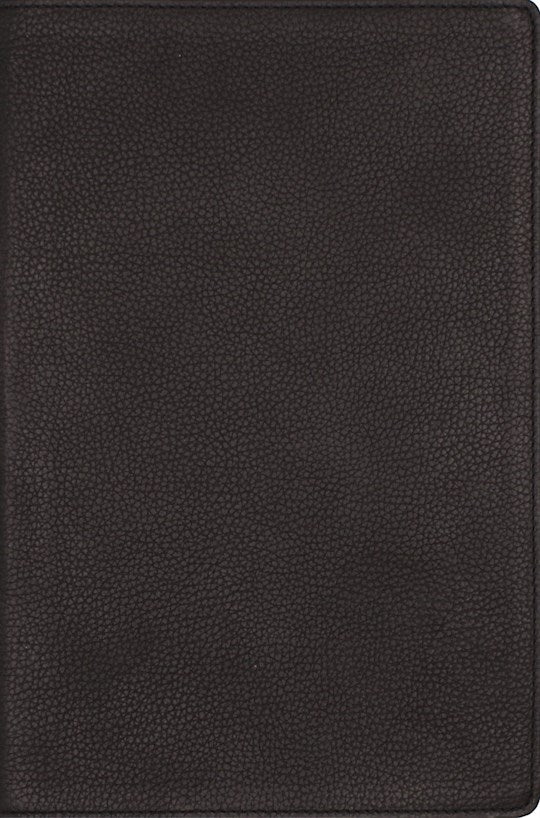 NRSVue Single-Column Reference Bible (Comfort Print)-Black Genuine Calfskin Leather