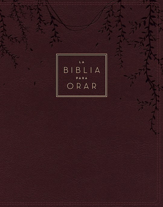 RVR 1960 La Biblia para orar (The Prayer Bible)-Burgundy Leathersoft