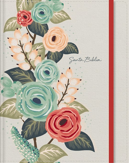 RVR 1960 Santa Biblia Edicion para notas (Journal Edition)-Floral Cloth Over Board