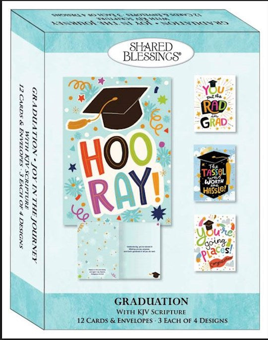 Boxed Card-Graduation Joy in the Journey (Shared Blessings) (KJV) (Box Of 12)