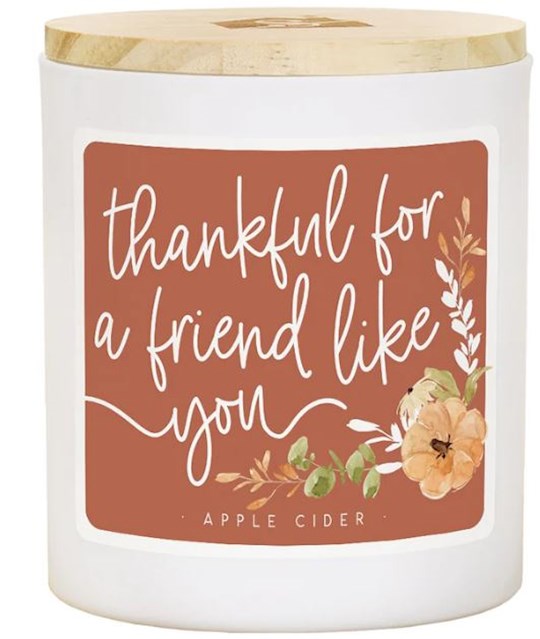 Candle-Thankful For A Friend Like You-Autumn Bliss (11 oz-2 Wick)