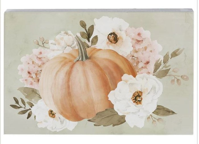 Small Talk Rectangle-Hydrangea &amp; Pumpkin-Green (3.5" x 5.25") (SHIPPING SEP 2026)
