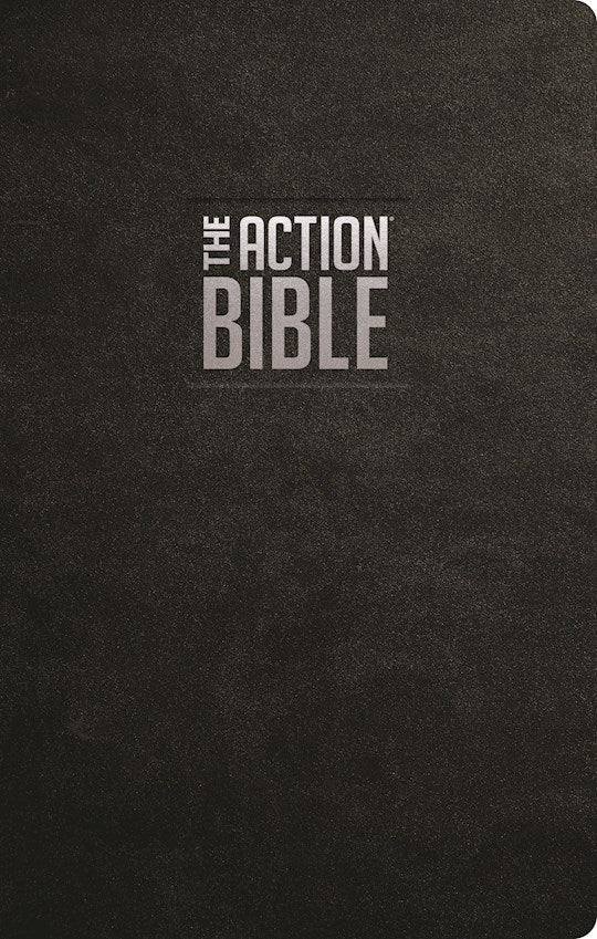 The Action Bible Premium Expanded Edition-Black Leathersoft