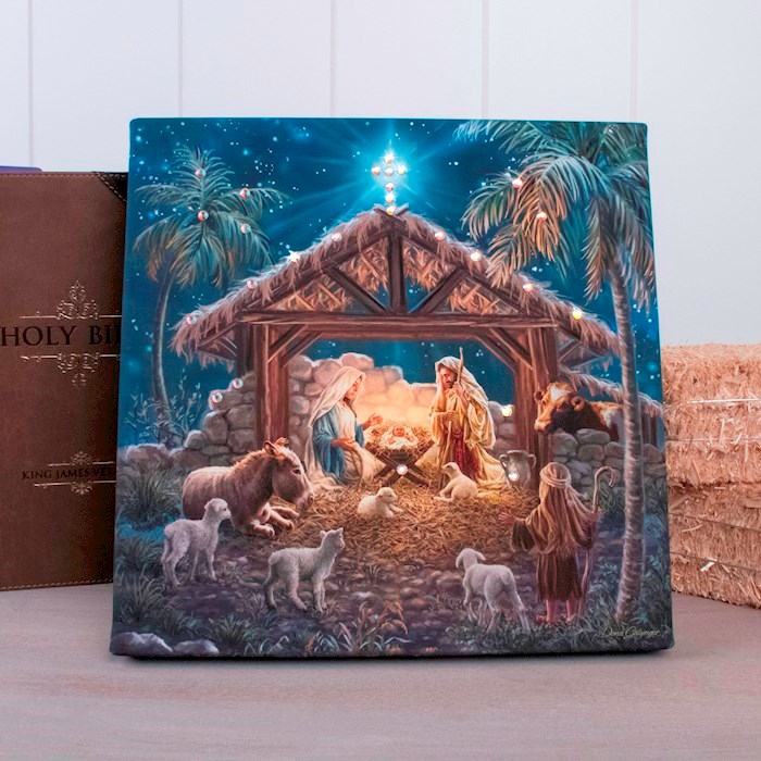 Pizazz Print-Oh Night Divine w/Crystals (10" x 10") (Shipping Sep 2026)