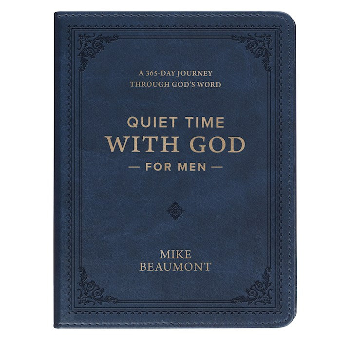 Devotional Quiet Time with God for Men Faux Leather