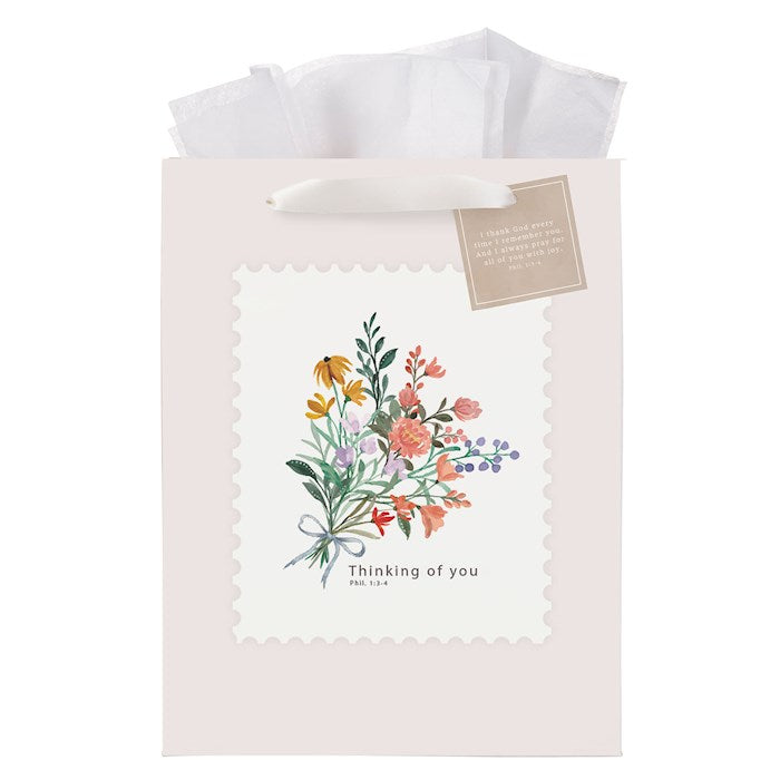 Gift Bag LG Portrait Thinking Of You Phil. 1:3-4