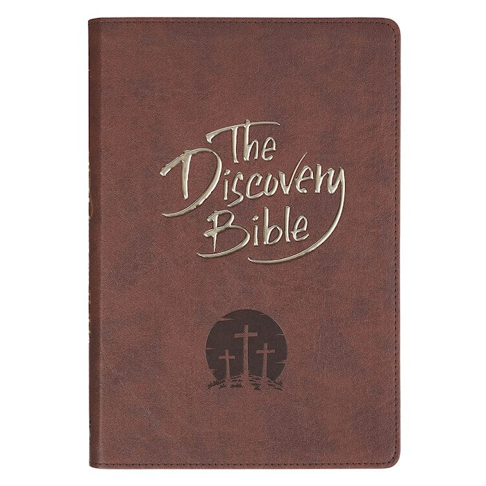 NLT The Discovery Bible-Brown Faux Leather