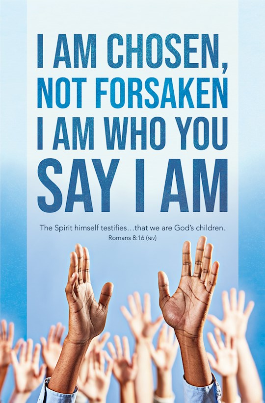 Bulletin-Music-Worship Song-I Am Chosen Rom 8:16 NIV (Pack Of 100)