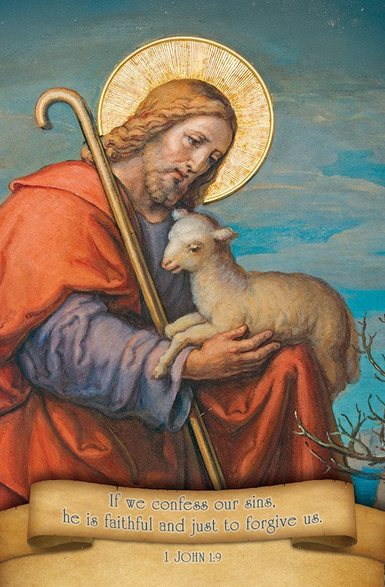 Bulletin-Reconciliation-Old Master Art-If We Confess Our Sins 1 John 1:9 KJV (Pack Of 100)