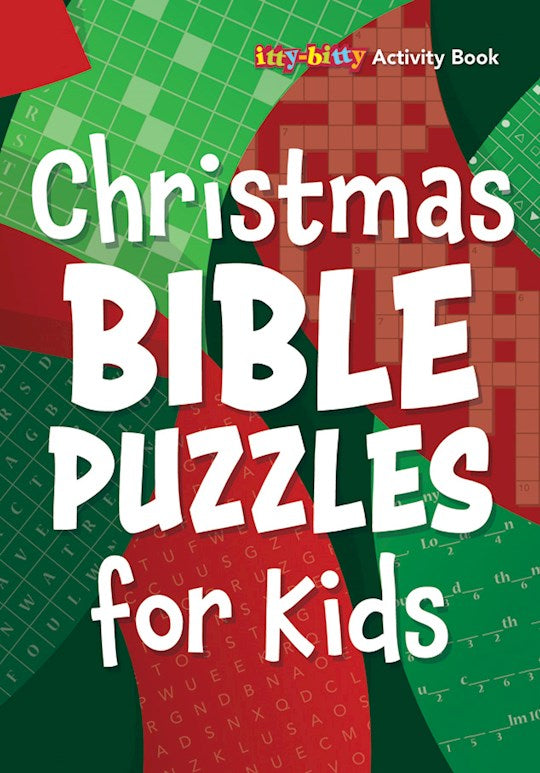 Itty Bitty Books-Christmas-Christmas Puzzles For Kids  NIV (Pack Of 6)
