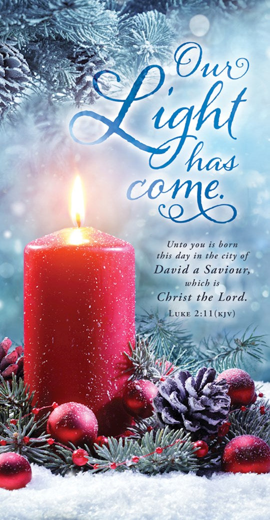 Offering Envelope-Christmas-Our Light Has Come  KJV (Pack Of 100)