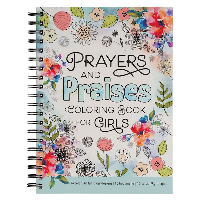 Prayers and Praises Coloring book for Girls