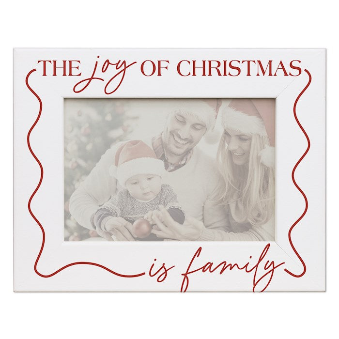 Frame-The Joy Of Christmas Is Family (9.25" x 7.25")