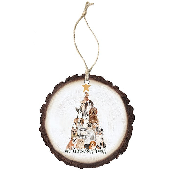 Ornament-Christmas Treats Dogs (4" x 7.5")-Wood