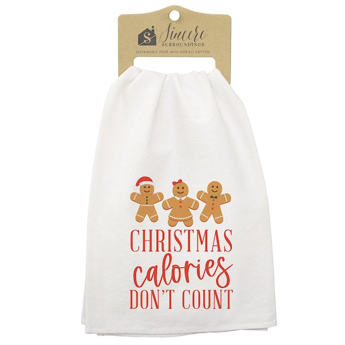 Tea Towel-Christmas Calories Don&