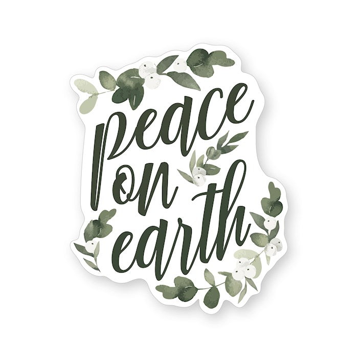 Sticker-Peace On Earth (2.5" x 3.25")