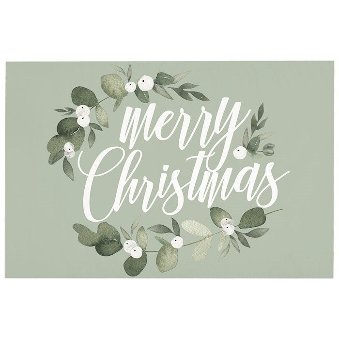 Wooden Postcard-Merry Christmas (4" x 6")