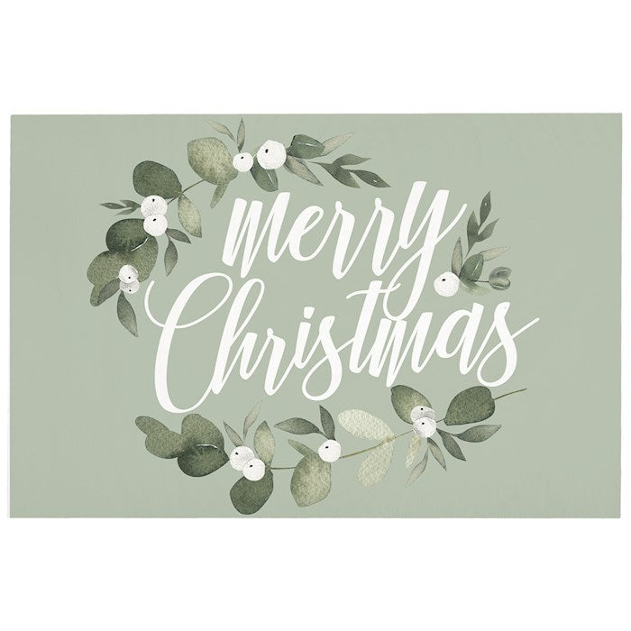 Wooden Postcard-Merry Christmas (4" x 6")