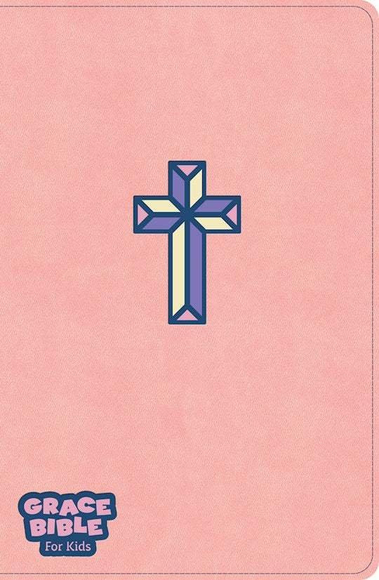 CSB Grace Bible For Kids (Dyslexia Friendly)-Pink LeatherTouch