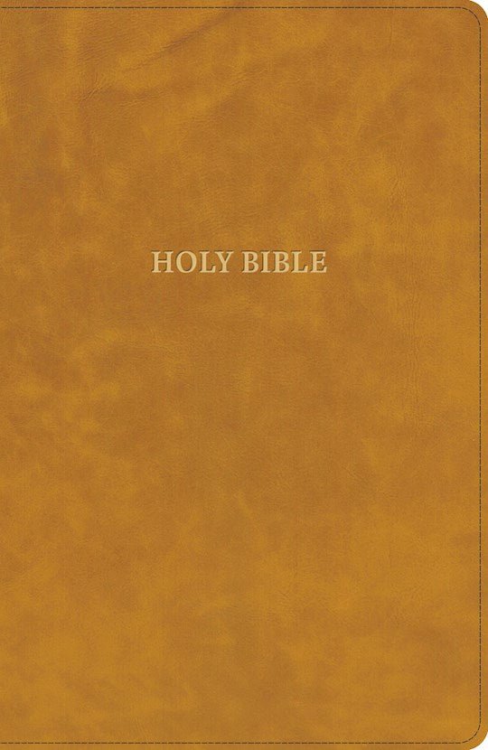 CSB Grace Bible (Dyslexia Friendly)-Camel LeatherTouch